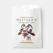Schattigee geitenboerderijdieren 2e verjaardagsfee bedankzakje (Voorkant)