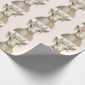 Schattigee geitenboho dierlijke Waterverf Cadeaupapier (Hoek)