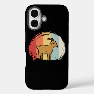 Schattigee geitenretro iPhone 16 hoesje