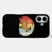 Schattigee geitenretro Case-Mate iPhone case (Achterkant (horizontaal))