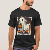 Schattigee Geitenspook Pun Meme Trick or treat Fun T-shirt (Voorkant)