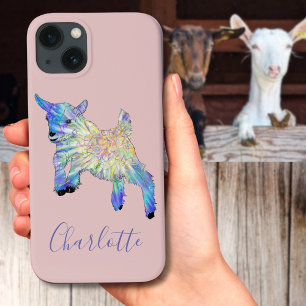 Schattigee Geitenspringillustratie Naam Case-Mate iPhone Case
