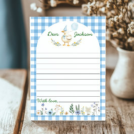 Schattigee Gekke Gans Verjaardag Tijd Capsule Kaar Bedankkaart