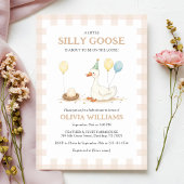 Schattigee Gekke Goose Baby shower Uitnodiging