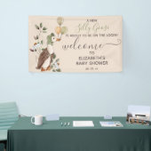Schattigee Gekke Goose Boy Girl Baby shower Welkom Spandoek (Beurs)