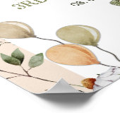 Schattigee Gekke Goose Nursery Rhymes Verjaardag W Poster (Hoek)