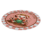 Schattigee gekke varken dame snijplank (Hoek)