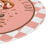 Schattigee gekke varken dame snijplank (Hoek)