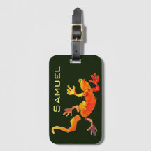 Schattigee gekko hagedis naam wildlife art illustr