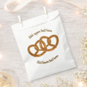 Schattigee Gekoppelde Pretzels - Broodknopen en fa Bedankzakje (Geknipt)