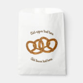 Schattigee Gekoppelde Pretzels - Broodknopen en fa Bedankzakje (Voorkant)