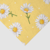 Schattigee gele Daisy floral decoupage Tissuepapier (Detail)