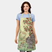 Schattigee gele eekhoorn bos scène Herfst oogst Schort (Gedragen)