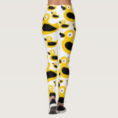 Schattigee gele eenden leggings (Achterkant)