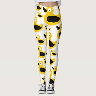 Schattigee gele eenden leggings