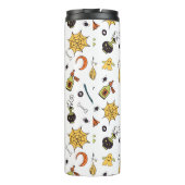 Schattigee Gele en Groene Boo Thermische Tumbler Thermosbeker (Achterkant)