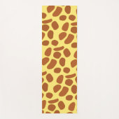 Schattigee gele giraffe skin naadloos patroon yogamat (Voorkant)