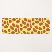 Schattigee gele giraffe skin naadloos patroon yogamat (Voorkant (horizontaal))