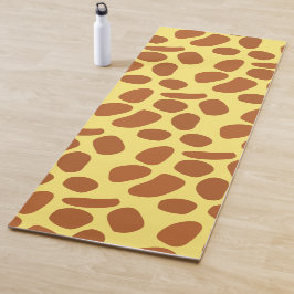 Schattigee gele giraffe skin naadloos patroon yogamat