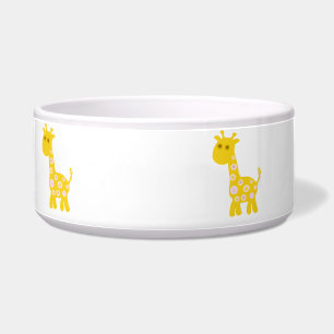 Schattigee gele Giraffe Voerbakje