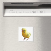 Schattigee gele parkiet vriendelijke huisdier voge magneet (Insitu (Vaatwasser))