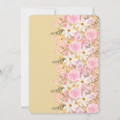 Schattigee Gele Tutu Ballerina Vlinders Baby showe Kaart (Achterkant)