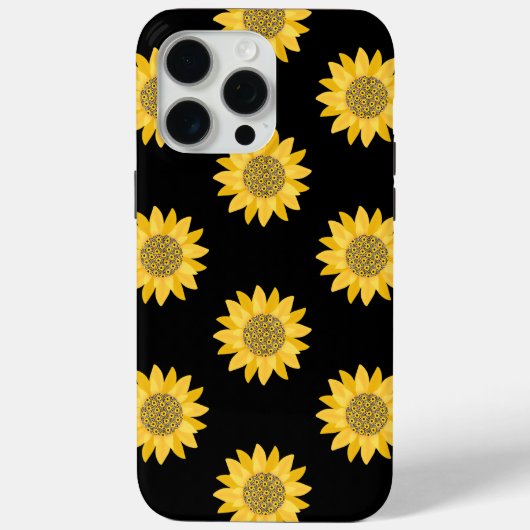 Schattigee gele zonnebloem bloemige Moederdag Case-Mate iPhone Case (Achterkant)
