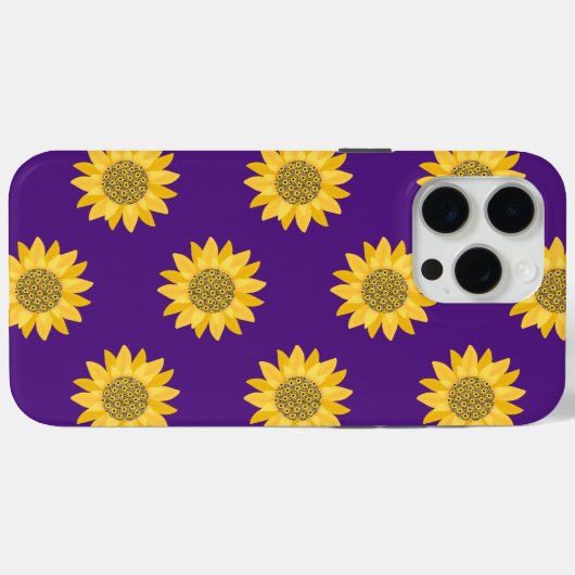 Schattigee gele zonnebloem bloemige Moederdag Case-Mate iPhone Case (Achterkant (horizontaal))