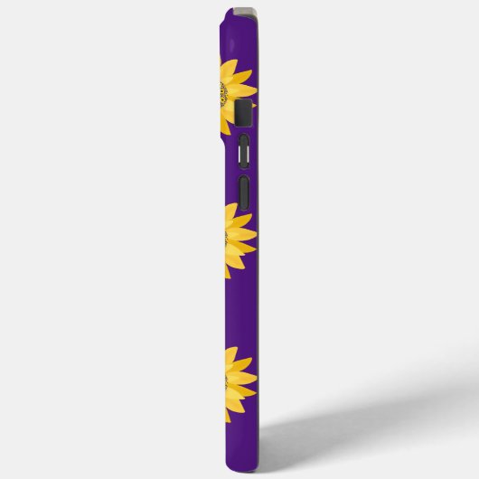 Schattigee gele zonnebloem bloemige Moederdag Case-Mate iPhone Case (Achterkant / Links)