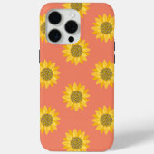 Schattigee gele zonnebloem bloemige Moederdag Case-Mate iPhone Case (Achterkant)