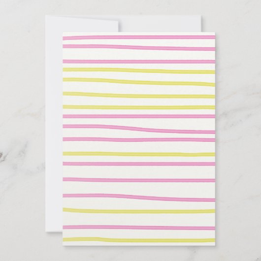 Schattigee Gele Zonneschijn 1e Verjaardagsfeest Kaart (Achterkant)