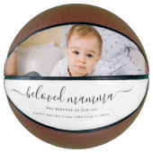 Schattigee Geliefde Mamma Moeder Moederdag Fotocol Basketbal (Voorkant)