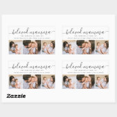 Schattigee Geliefde Mamma Moeder Moederdag Fotocol Rechthoekige Sticker (Vel)