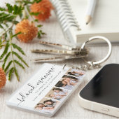 Schattigee Geliefde Mamma Moeder Moederdag Fotocol Sleutelhanger (Voorkant Rechts)