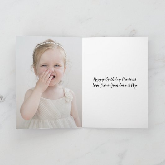 Schattigee Gelukkige 3e Verjaardag Kleindochter Sc Kaart (Binnen)