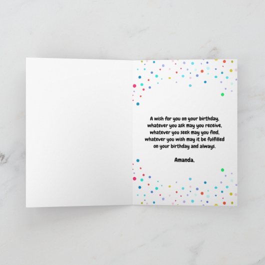 Schattigee gelukkige Dalmatische hond en ballonnen Kaart (Binnen)