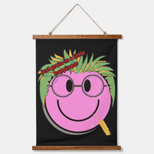 SCHATTIGEE GELUKKIGE MENSEN! HANGEND WANDKLEED (Voorkant 3)