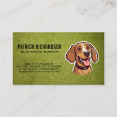 Schattigee gelukkige puppy | hondentraining visitekaartje (Voorkant)