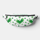 Schattigee geluksklaver St Patrick's Day fanny pac Heuptasje (Liggend)
