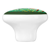 Schattigee gemengde bosdieren keramische knop (Zijkant)