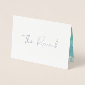 Schattigee Gender Reveal kaart