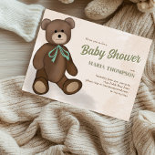 Schattigee genderneutrale uitnodigingen voor babyd