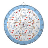Schattigee geneeskundelementen dartbord (Voorkant)