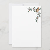 Schattigee Geometrische Oranje Pompoen Happy Hallo Kaart (Achterkant)