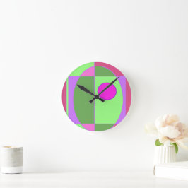 Schattigee geometrische Sherell Ronde Klok
