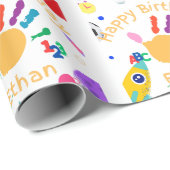 Schattigee gepersonaliseerde ABC-handverf van het  Cadeaupapier (Rol Hoek)