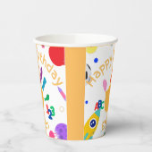 Schattigee gepersonaliseerde ABC-handverf van het  Papieren Bekers (Links)