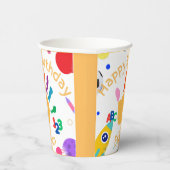 Schattigee gepersonaliseerde ABC-handverf van het  Papieren Bekers (Rechts)