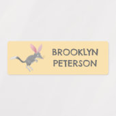 Schattigee gepersonaliseerde Australian bilby cart Labels (Design 2)