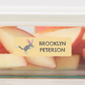 Schattigee gepersonaliseerde Australian bilby cart Labels (Aangebracht)